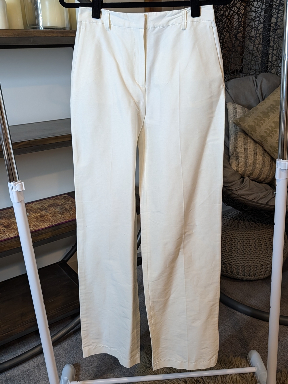 White Women's Straight-Leg Chinos